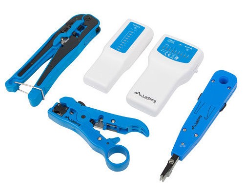 SET HERRAMIENTAS LANBERG NETWORK UNIVERSAL Y CABLE TESTER