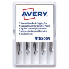 AGUJAS EST&Aacute;NDAR CORTAS CON BASE DE PL&Aacute;STICO AVERY NTGS005 (Espera 4 dias)