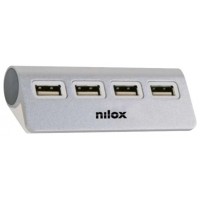 HUB NILOX 4x USB 2.0 BLANCO