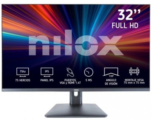 MONITOR 32" NILOX NXM32FHD11 IPS FHD 5MS HDMI VGA (Espera 4 dias)