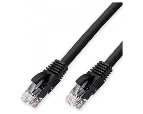 EWENT CABLE CAT.6 U/UTP, CCA, AWG24/1 LSZH NEGRO 3M (Espera 4 dias)