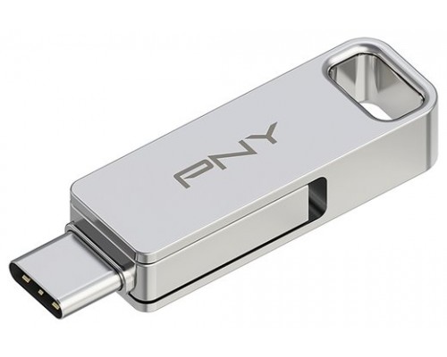 PNY USB Duo Link 3.2 64GB  - 1 x USB-C - 1 x USB 3.2 -
