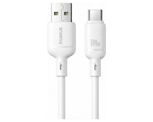 OS-BASEUS SILKY FAST CHARGING DATA CABLE USB-A TO USB-C 3A 2M MOON WHITE (Espera 4 dias)-SX21 OS-BASEUS SILKY FAST CHARGING DATA CABLE USB-A TO USB-C 3A 2M MOON WHITE (Espera 4 dias)