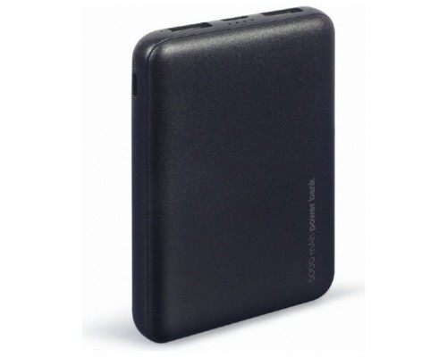 POWERBANK GEMBIRD 5000mAh 1x microUSB A 2x USB-A NEGRO