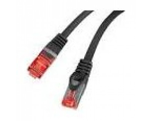 CABLE RED LANBERG LATIGUILLO CAT.6 S/FTP LSZH CU 2M NEGRO FLUKE  PASSED