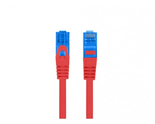 CABLE RED LANBERG LATIGUILLO CAT.6A S/FTP LSZH CCA 1M ROJO FLUKE PASSED