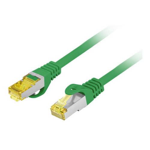 CABLE RED LANBERG LATIGUILLO CAT.6A S/FTP LSZH CU 0.5M VERDE FLUKE PASSED-SX2 CABLE RED LANBERG LATIGUILLO CAT.6A S/FTP LSZH CU 0.5M VERDE FLUKE PASSED