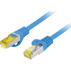 CABLE DE RED LANBERG LATIGUILLO CAT.6A S/FTP LSZH CU 3M AZUL FLUKE PASSED-SX3 CABLE DE RED LANBERG LATIGUILLO CAT.6A S/FTP LSZH CU 3M AZUL FLUKE PASSED