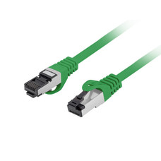 CABLE RED LANBERG LATIGUILLO CAT.8.1 S/FTP LSZH CU 0.5M VERDE FLUKE PASSED-SX3 CABLE RED LANBERG LATIGUILLO CAT.8.1 S/FTP LSZH CU 0.5M VERDE FLUKE PASSED
