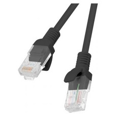 LATIGUILLO LANBERG CAT.5E UTP 5M NEGRO