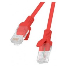 CABLE RED LANBERG LATIGUILLO CAT.6 UTP 3M ROJO FLUKE  PASSED