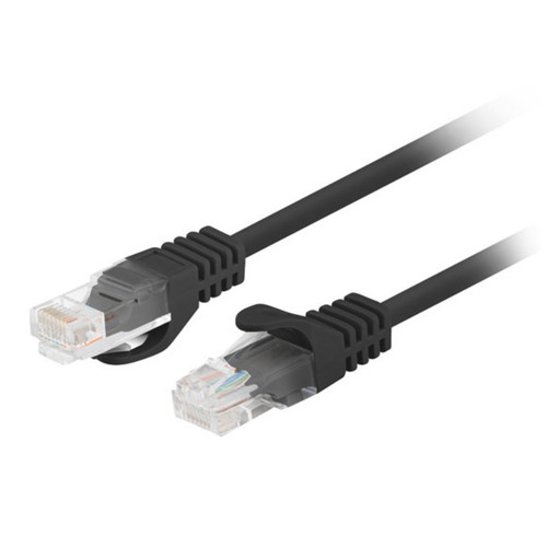 CABLE RED LANBERG LATIGUILLO CAT.6 UTP 0.25M NEGRO FLUKE PASSED (PACK 10 UDS)-SX6 CABLE RED LANBERG LATIGUILLO CAT.6 UTP 0.25M NEGRO FLUKE PASSED (PACK 10 UDS)