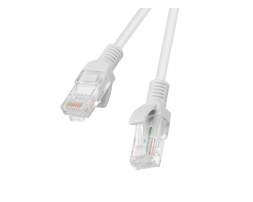 CABLE RED LANBERG LATIGUILLO CAT.6 UTP CCA 2M GRIS PACK 10 UDS FLUKE PASSED