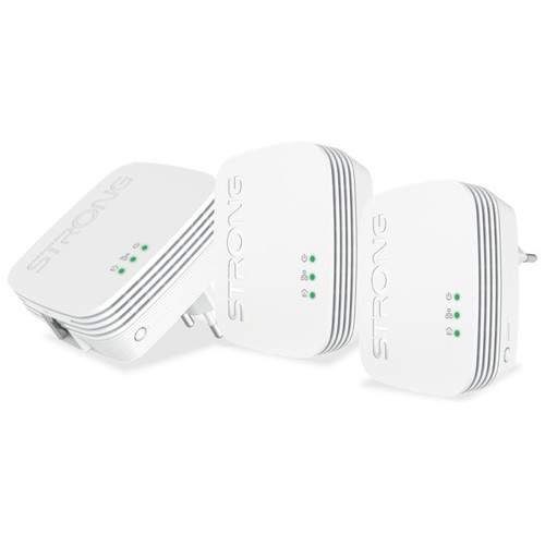 Strong Powerline 600 Triple Pack Mini 600 Mbit/s Ethernet Blanco 3 pieza(s) (Espera 4 dias)-SX9 Strong Powerline 600 Triple Pack Mini 600 Mbit/s Ethernet Blanco 3 pieza(s) (Espera 4 dias)
