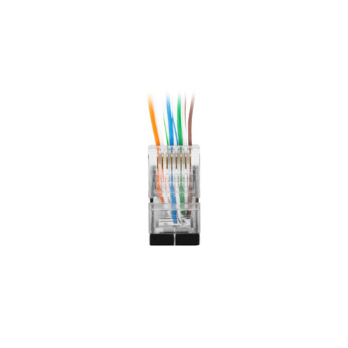 CONECTOR LANBERG CAT.6 FTP 8P8C PASS THROUGH TYPE PACK 20 UDS
