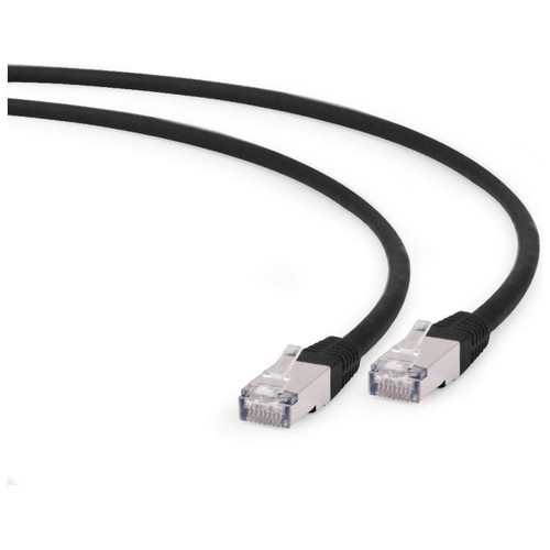 CABLE RED S-FTP GEMBIRD CAT 6A LSZH NEGRO 1,5 M