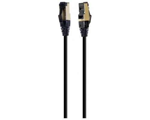 CABLE RED S-FTP GEMBIRD  CAT 8 LSZH NEGRO 1,5 M