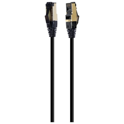 CABLE RED S-FTP GEMBIRD CAT 8 LSZH NEGRO 3 M