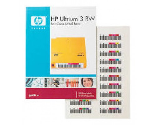 HP Ultrium 3 RW Bar Code Label