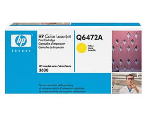 DESCATALOGADO - HP Laserjet Color 3600 Toner Amarillo, 4.000 Paginas