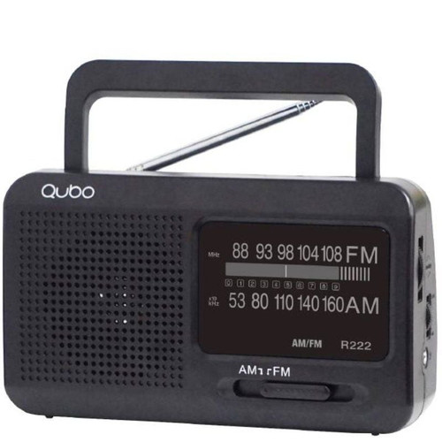 RADIO QUBO R-222 BK-DU4 RADIO QUBO R-222 BK