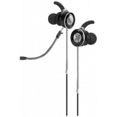 AURICULARES HP DHE-7004 JACK 3.5MM NEGRO CON MICROFONO EXTRAIBLE