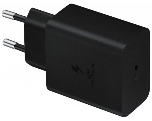 CARGADOR RAPIDO SAMSUNG 45W USB-C CON CABLE NEGRO EP-T4510