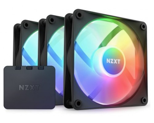 NZXT F120 RGB Core Triple Pack Carcasa del ordenador Ventilador 12 cm Negro 3 pieza(s) (Espera 4 dias)