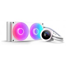 NZXT KRAKEN 240 RGB V2 - 240MM AIO LIQUID COOLER W/ 1.54IN. DISPLAY & RGB CORE FAN ENTRY VERSION (WHITE) (Espera 4 dias)