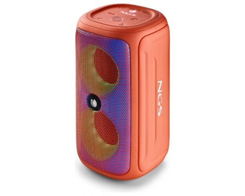 ALTAVOZ BLUETOOTH ROLLER BEAST RGB CORAL NGS (Espera 4 dias)