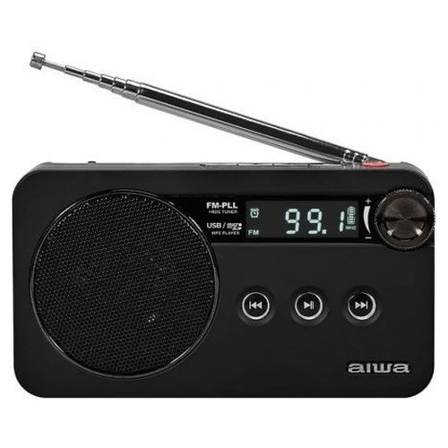 RADIO DIGITAL PORTATIL AIWA RS-77PLL/BK CON ALTAVOZ