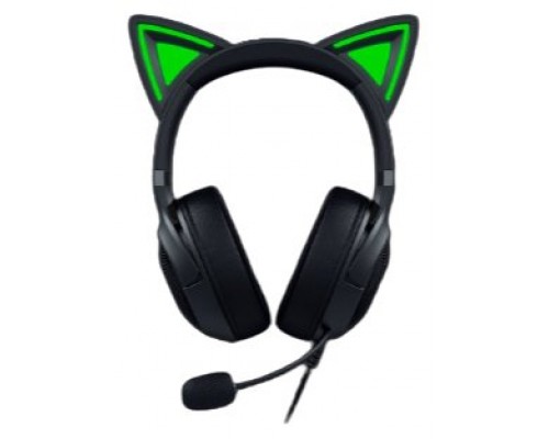 AURICULARES RAZER KRAKEN KITTY V2 NEGRO (RZ04-04730100-R3M1) (Espera 4 dias)