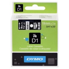 CINTA ROTULADORA D1 19MMX7M BLANCO/NEGRO DYMO S0720910 (Espera 4 dias)