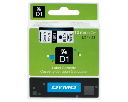 CINTA ROTULADORA D1 24MMX7M NEGRO/BLANCO DYMO S0720930 (Espera 4 dias)