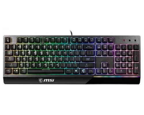 MSI Vigor GK30 teclado USB QWERTY Espa&ntilde;ol Negro (Espera 4 dias)