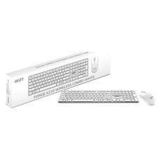 TECLADO + RATON MSI FORGE K210 W COMBO WHITE ES (Espera 4 dias)-SX6 TECLADO + RATON MSI FORGE K210 W COMBO WHITE ES (Espera 4 dias)