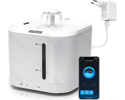 FUENTE DE AGUA INTELIGENTE PARA MASCOTAS 2.5L BLANCO NOBLEZA (Espera 4 dias)-SX6 FUENTE DE AGUA INTELIGENTE PARA MASCOTAS 2.5L BLANCO NOBLEZA (Espera 4 dias)