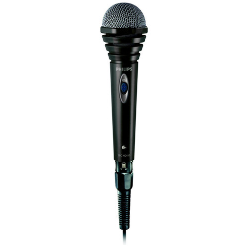 MICROFONO KARAOKE PHILIPS SBCMD110 COLOR NEGRO CABLE