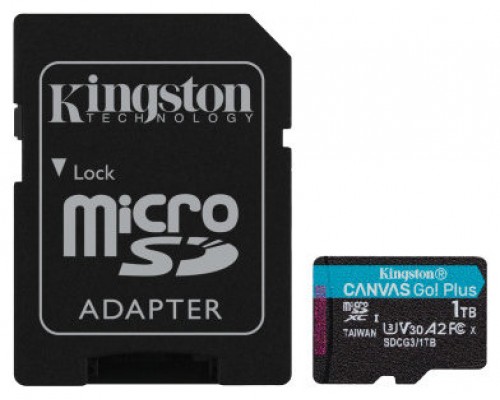 Kingston SDCG3/1TB microSD A2 clase 10 1TB c/a