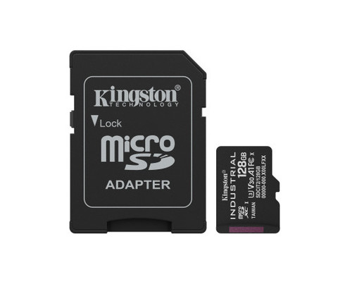 Kingston Technology Tarjeta 128GB microSDXC Industrial C10 A1 pSLC + adaptador SD (Espera 4 dias)-SX47 Kingston Technology Tarjeta 128GB microSDXC Industrial C10 A1 pSLC + adaptador SD (Espera 4 dias)