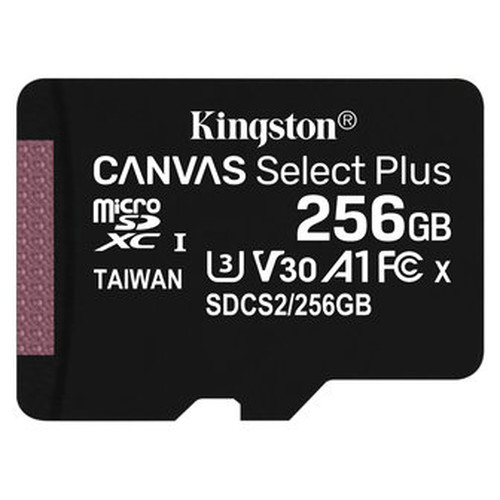 MEMORIA SD MICRO 256GB KINGSTON CLASE 10 + ADAPTADOR-SX7 MEMORIA SD MICRO 256GB KINGSTON CLASE 10 + ADAPTADOR