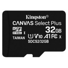 MEMORIA MICRO SD 32GB XC1 C10 A1 KINGSTON (Espera 4 dias)