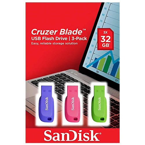 PENDRIVE SANDISK CB 32GB X3-DU7 PENDRIVE SANDISK CB 32GB X3