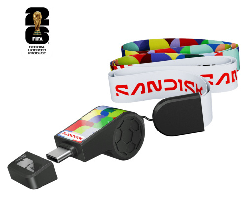 SANDISK FIFA WORLD CUP 2026 USB-C DRIVE, 64G GLOBAL EDITION (Espera 4 dias)