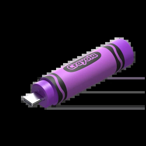 SANDISK CRAYOLA USB-C FLASH DRIVE, 128 GB, - VIVID VIOLET (PURPLE) (Espera 4 dias)-SX8 SANDISK CRAYOLA USB-C FLASH DRIVE, 128 GB, - VIVID VIOLET (PURPLE) (Espera 4 dias)
