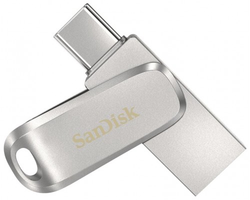 Sandisk Ultra Dual Drive Luxe unidad flash USB 128 GB USB Type-A / USB Type-C 3.2 Gen 1 (3.1 Gen 1) Acero inoxidable (Espera 4 dias)