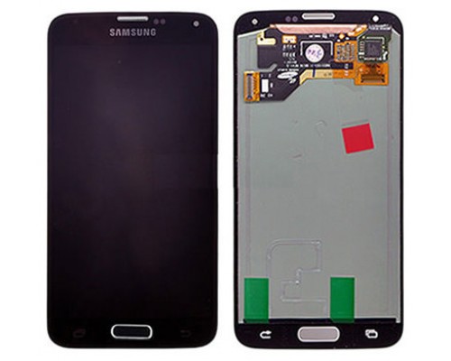 Pant. Tactil + LCD + Marco Compatible Samsung Galaxy S5 Negro (Espera 2 dias)