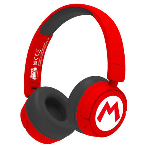 AURICULARES KIDS BT LOGO SUPER MARIO ROJO OTL TECHNOLOGIES REDSTRING SM1016 (Espera 4 dias)-SX8 AURICULARES KIDS BT LOGO SUPER MARIO ROJO OTL TECHNOLOGIES REDSTRING SM1016 (Espera 4 dias)