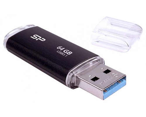 SP Memoria USB Blaze B02 USB 3.1 Gen1 64GB Black