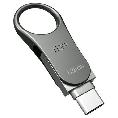 SP Lapiz USB C80 USB-C 3.2 128GB Dual Metalico-SX7 SP Lapiz USB C80 USB-C 3.2 128GB Dual Metalico